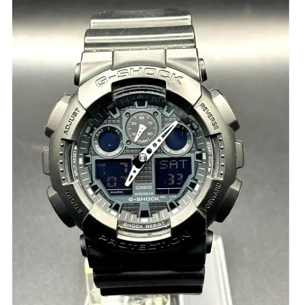 Casio G-Shock GA-100-1A1 Black Analog Digital Men’s 51mm Watch